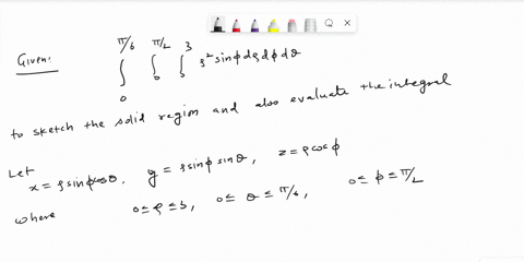 17-18-sketch-the-solid-whose-volume-is-given-by-the-integral-and-evaluate-the-integral-int_0pi-6-i-2-25844