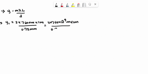 if-760-nm-and-660-nm-light-passes-through-two-slits-072-mm-apart-how-far-apart-are-the-second-order-fringes-for-these-two-wavelengths-on-a-screen-10-m-away-84828