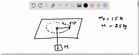 co-a-puck-of-mass-m150-kg-slides-in-a-circle-of-radius-r200-mathrmcm-on-a-frictionless-table-while-a-67212