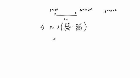 two-charges300c-and-120c-are-fixed-100-m-apart-with-the-second-one-to-the-right-find-the-magnitude-and-direction-of-the-net-force-on-a-200nc-charge-when-placed-at-the-following-locations-a-h-98799