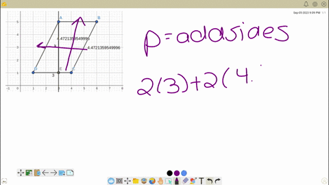 15 points please help quadrilateral abcd with vertices a 1 0 b3 3 c6 1 ...