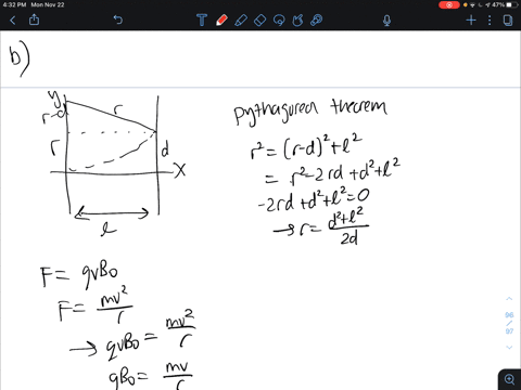 a-particle-with-charge-q-and-momentum-p-initially-moving-along-the-x-axis-enters-a-region-where-a-un-41424