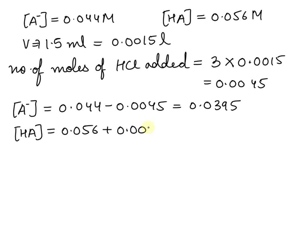 SOLVED: TES buffer (0.1M, pH 8.0) was prepared: i) determine the ...