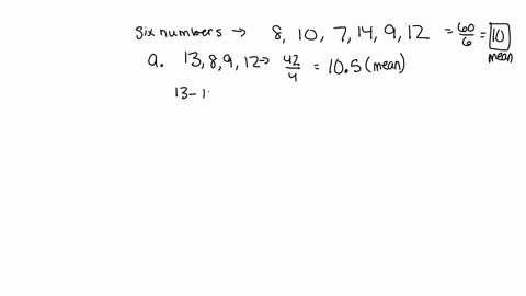 consider-the-following-population-of-six-numbersa-find-the-population-meanb-liza-selected-one-sample-of-four-numbers-from-this-population-the-sample-included-the-numbers-13-8-9-and-12-calcul-07913