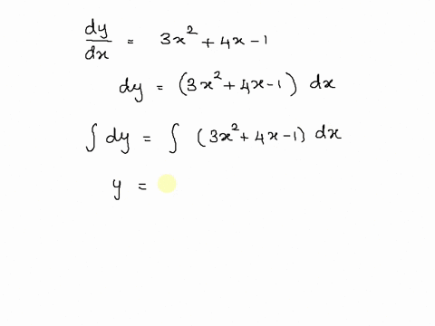 dydx-3x2-4x-1y-5-in-x-2-69707