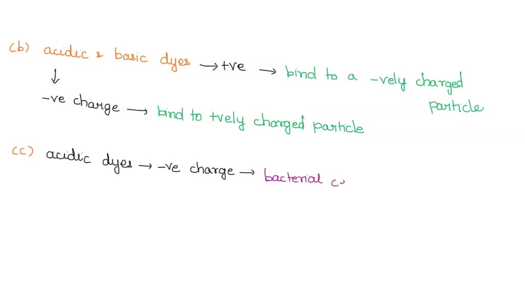 SOLVED What are chromophores? What is the difference between basic and