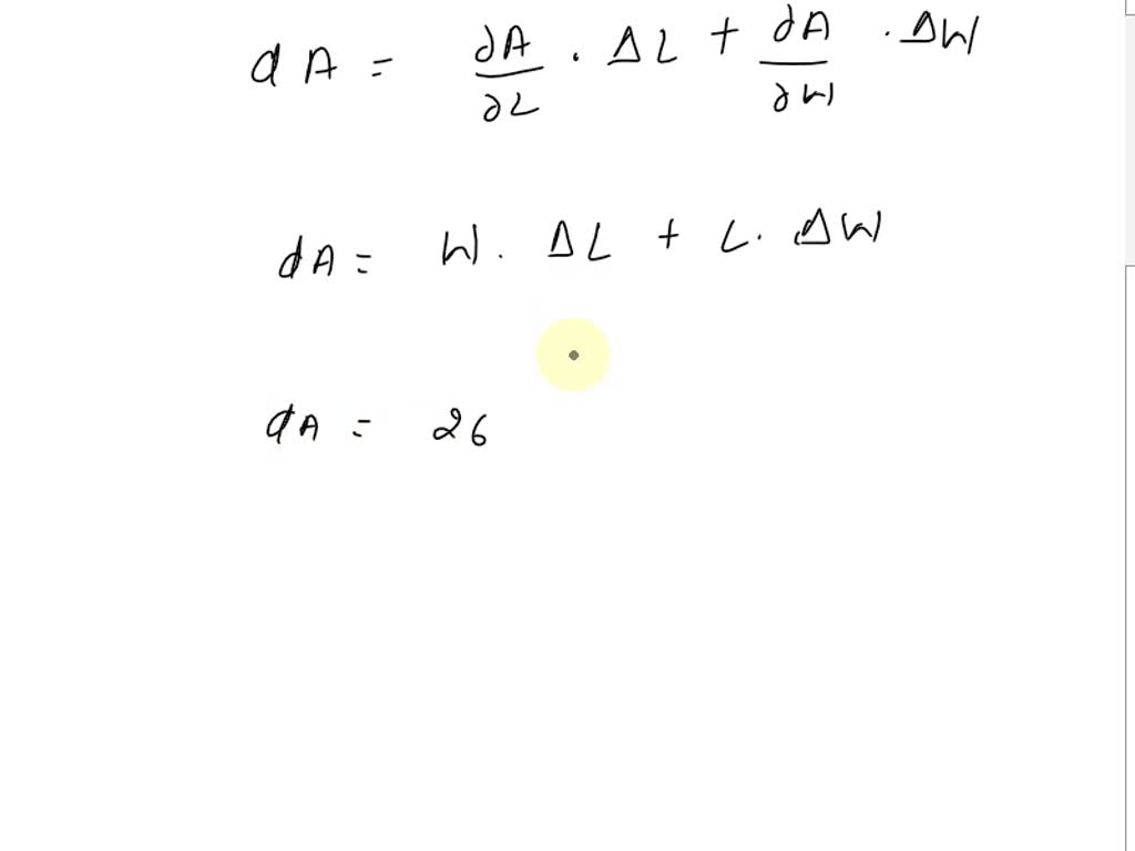 SOLVED The Length And Width Of A Rectangle Are Measured As 41 Cm And Solved the length and width of a rectangle are measured as 41 cm and
