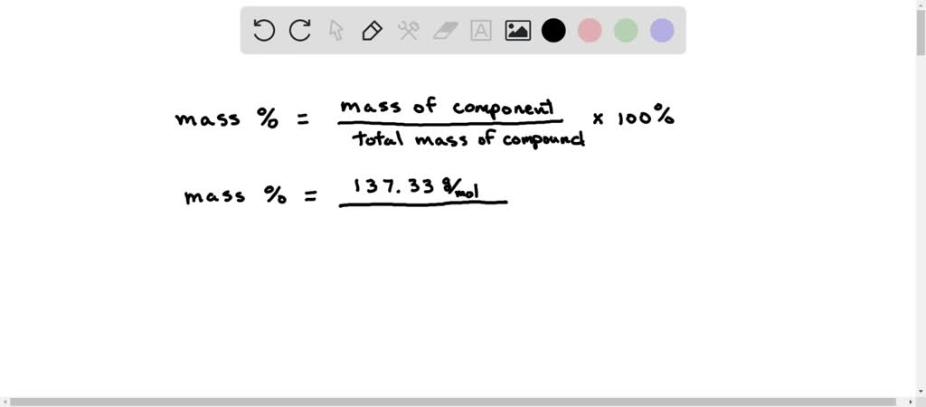 SOLVED: Calculate the theoretical mass percent of barium in BaCl2 . 2H2O.