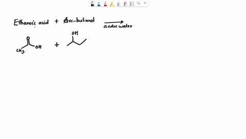 for-the-fischer-esterification-reaction-of-ethanoic-acid-using-sec-butanol-in-acidic-water-a-the-product-is-an-ester-with-no-chiral-centers-b-the-product-is-an-ester-with-1-chiral-center-c-t-09684