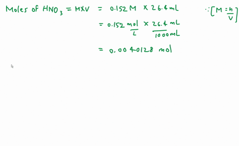 what-volume-of-a-0195-m-potassium-hydroxide-solution-is-required-to-neutralize-264-ml-of-a-0152-m-nitric-acid-solution-23133