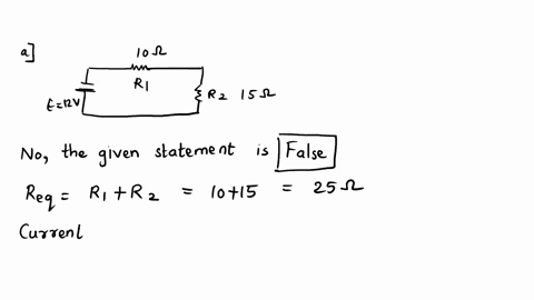a-10-resistor-r1-and-a-15-resistor-r2-are-connected-in-series-to-an-ideal-emf-device-which-provides-a-potential-difference-of-e-12-v-across-its-terminals-a-please-draw-a-neat-circuit-diagram-88123