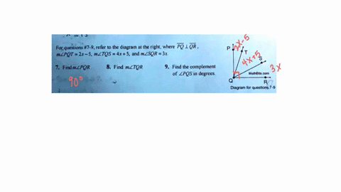for-questions-7-9-refer-to-the-diagram-at-the-right-where-pq-1-qr-mzpqt-2x-5-metqs-4x5-und-mzsqr-3x-find-mzpqr-8-find-metqr-find-the-complement-of-zpqs-in-degrees-mahbits-com-diagram-for-que-94612
