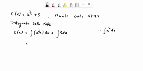 find-the-cost-function-if-the-marginal-cost-function-is-given-by-cxx345-and-81-units-cost-1723-83158