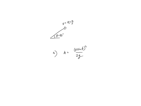 a-cannonball-is-fired-into-the-air-with-a-speed-of-970-ms-at-an-angle-of-420o-above-the-ground-a-what-is-the-maximum-height-of-its-trajectory-b-how-long-does-it-take-to-reach-maximum-height-93399