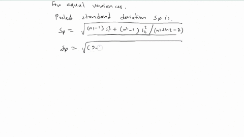 assume-that-you-have-a-sample-of-n1-7-with-the-sample-mean-x-44-and-a-sample-standard-deviation-of-s1-5and-you-have-an-independent-sample-of-n2-12-from-another-population-with-a-sample-mean-50515