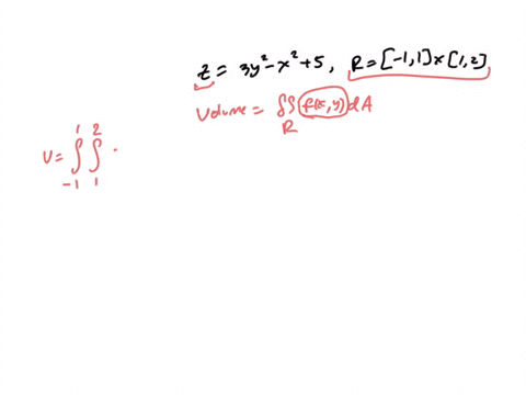 find-the-volume-of-the-solid-that-lies-under-the-hyperbolic-paraboloid-2-3y2-_-x2-5-and-above-the-rectangle-r-11x-12-83866