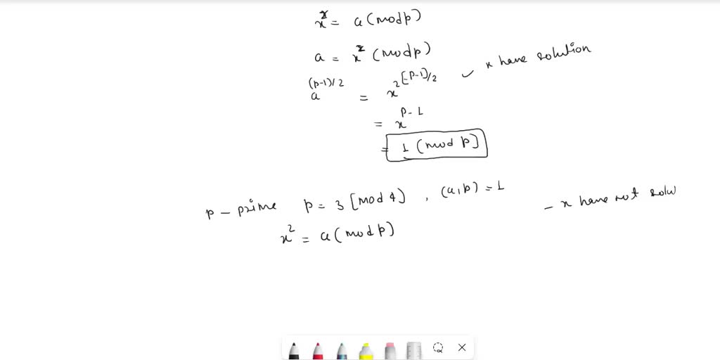 SOLVED: Problem 4. The number 1063 is prime; and according to Fermat's ...