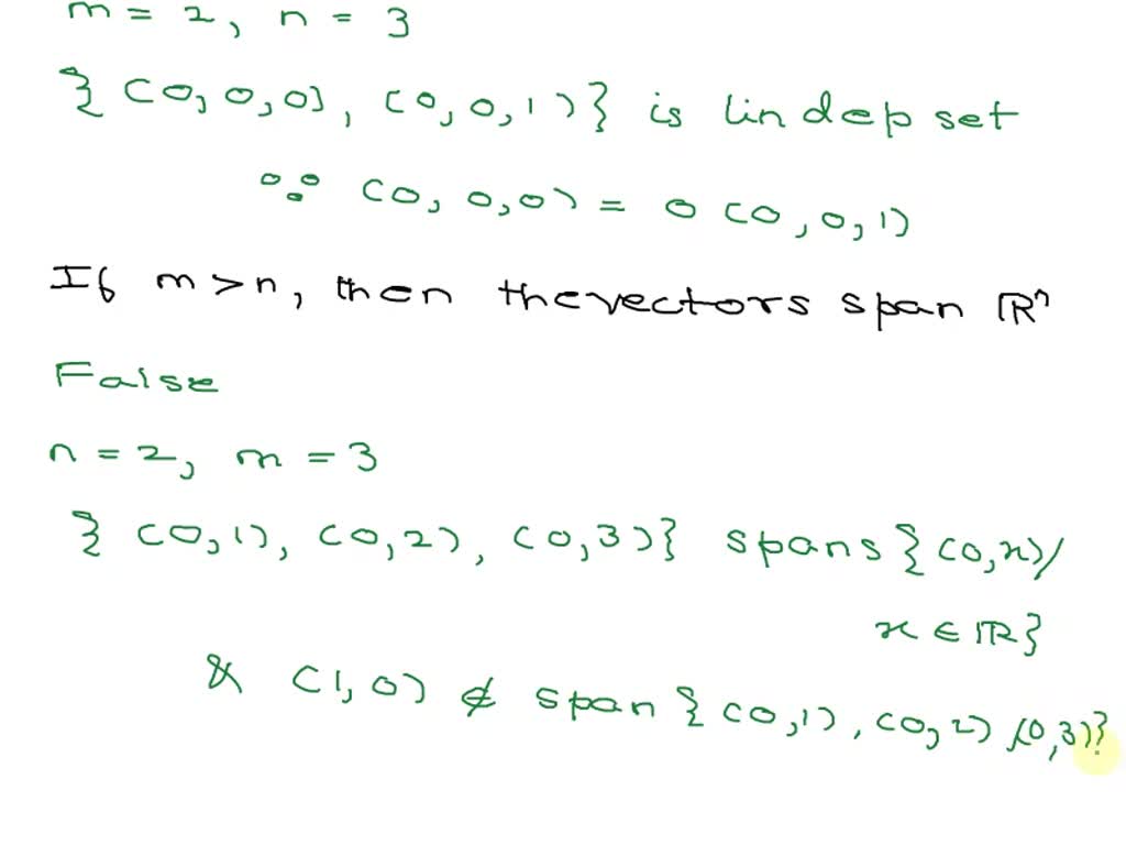 SOLVED: Below Are Some False Statements. Generate Counterexamples To ...