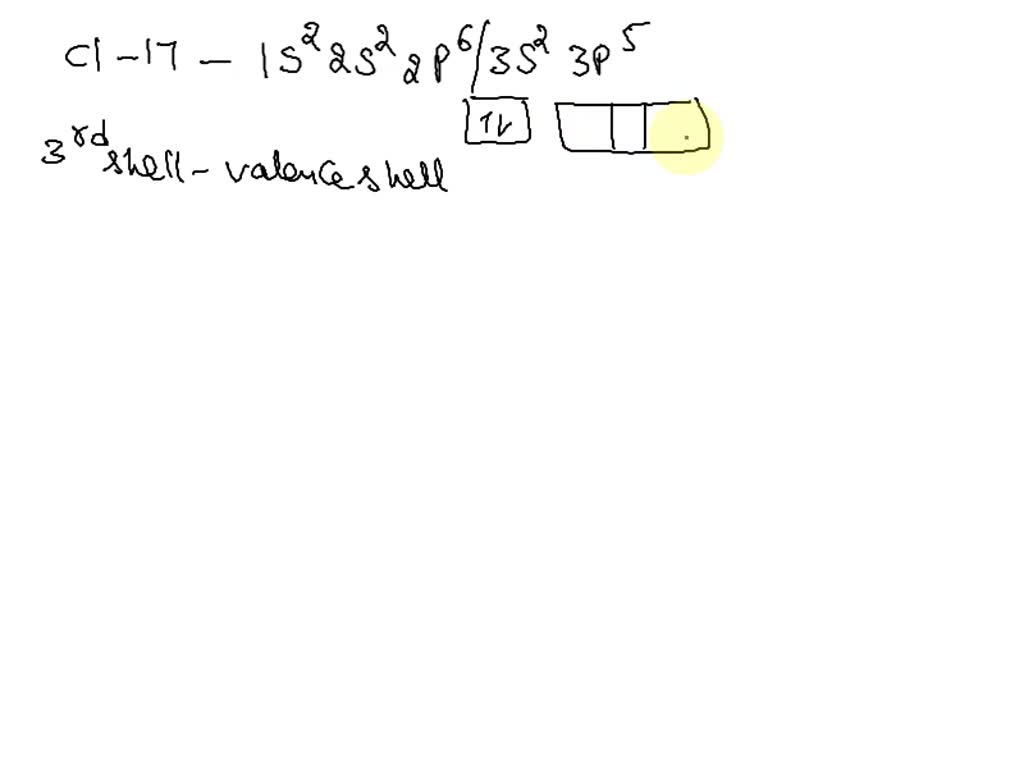 SOLVED In its ground state; how many paired electrons does chlorine