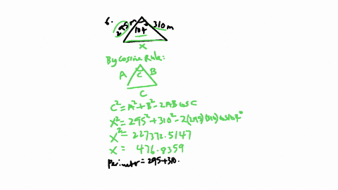 triangular-plot-of-land-has-two-sldes-295-meters-and-310-meters-in-length-if-the-angle-between-them-is-104-find-the-perimeter-of-the-triangular-plot-7-find-the-perimeter-and-area-of-an-isosc-11691