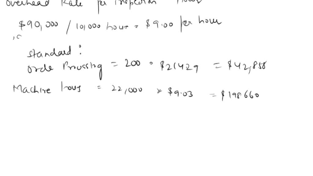 SOLVED Ontario, Inc. manufactures two products Standard and Enhanced