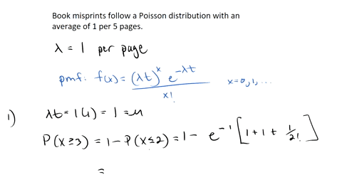 books-from-a-certain-publisher-contain-misprints-the-misprints-per-page-follow-a-poisson-distribution-with-an-average-of-1-misprint-per-5-pages-what-is-the-probability-that-a-given-page-cont-70265