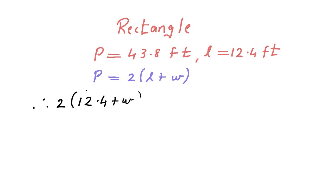 The Perimeter Of A Rectangular Garden Is 68 Feet