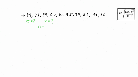 compute-the-sample-variance-and-sample-standard-deviation-of-the-data-set-post-your-solution-and-final-answer-below-1-89-76-99-85-81-95-79-83-91-86-60399
