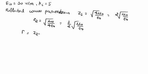 a-plane-wave-is-propagating-along-the-x-axis-with-an-electric-field-phasor-given-by-e50-sinwt-5x-y-vm-the-medium-is-lossless-with-a-permeability-of-4o-and-relative-permittivity-of-1-at-x0-th-42201