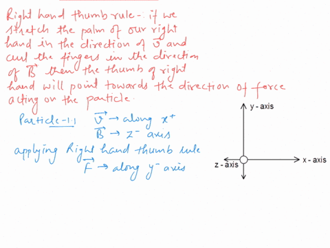 2the-diagram-below-shows-the-trajectories-of-three-charged-particles-moving-in-uniform-magnetic-field-of-strength-b-the-field-points-into-the-plane-of-the-paper-the-particles-are-moving-in-t-53635