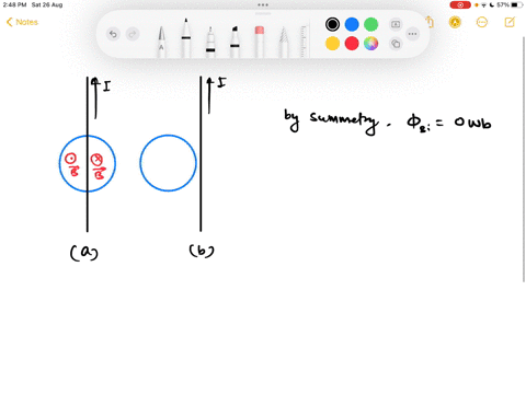 circular-loop-of-wire-lies-below-long-wire-carrying-current-that-is-increasing-as-in-figure-shown-below_-a-what-is-the-direction-of-the-induced-current-in-the-loop_-if-any-clockwise-counterc-00043