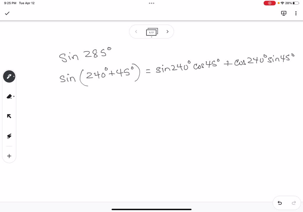Solved text use the angle sum identity to find the exact values of