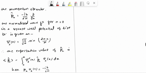 calculate-the-expectation-values-of-px-and-px2-for-a-particle-in-the-state-with-n-2-in-a-one-dimensional-square-well-potential-56396