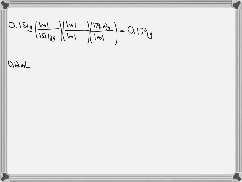 SOLVED Phenacetin can be prepared from pacetamidophenol, which has a molar mass of 151.16 g
