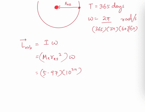 10-problem-10-the-planet-earth-orbits-around-the-sun-and-also-spins-around-its-own-axis-33-part-a-calculate-the-angular-momentum-of-the-earth-in-its-orbit-around-the-sun-in-kg-ms-lorb-276-10-63802
