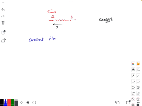 question-1-7-pts-the-figure-shows-electrons-passing-through-a-resistor-the-arrow-shows-the-direction-in-which-the-electrons-are-moving-which-of-the-following-statements-are-correct-there-cou-68078