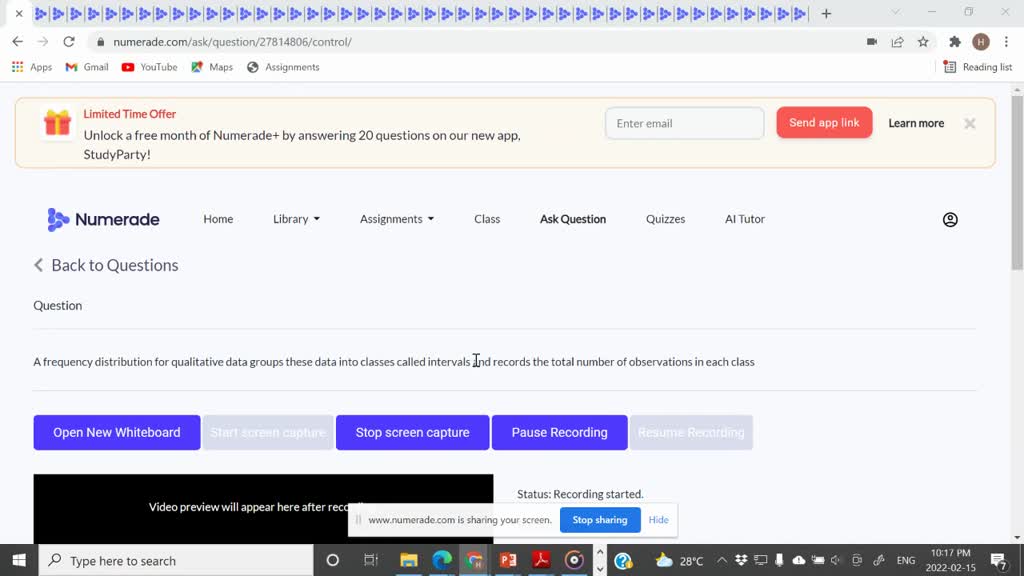 solved-it-displays-a-data-set-by-dividing-the-data-into-intervals-or-classes-and-listing-the