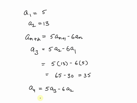 problem-1-leta15a213and-an25an1-6an-for-all-n-1prove-that-an2n3n-for-all-n-e-n-67599