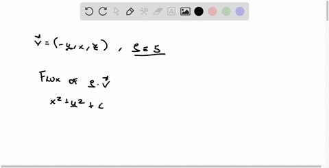 point-a-fluid-has-density-5-and-velocity-field-yi-xj-szk-find-the-rate-of-flow-the-flux-of-density-times-velocity-outward-through-the-sphere-x2-y2-22-16-hint-hint-apply-the-divergence-theore-50863