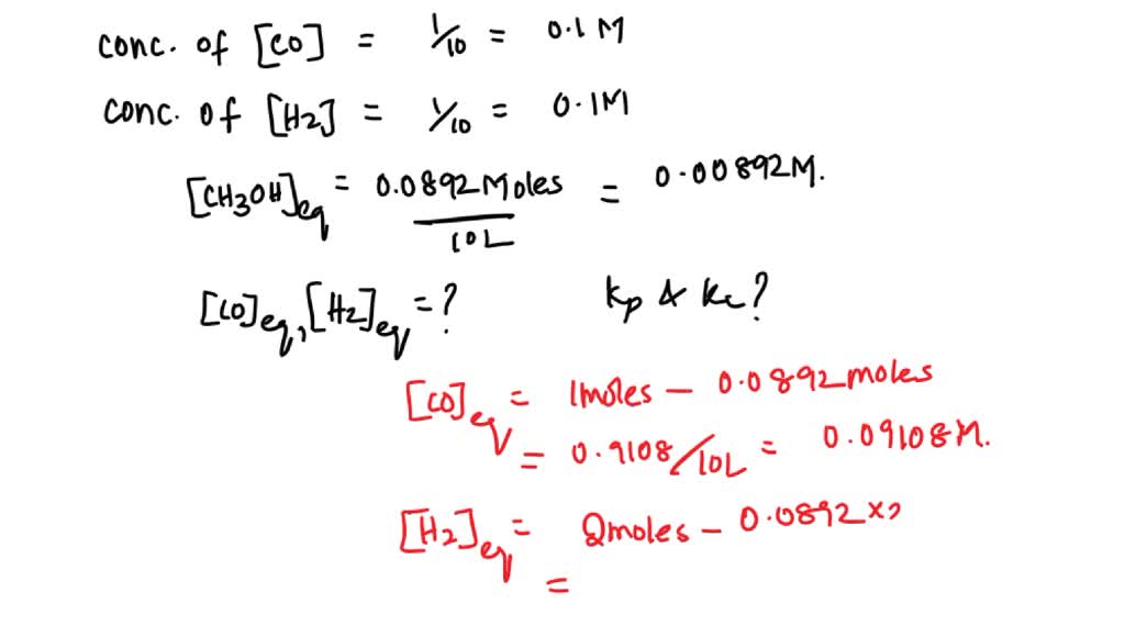 solved-equilibrium-exercise-za-methanol-is-produced-according-to-the