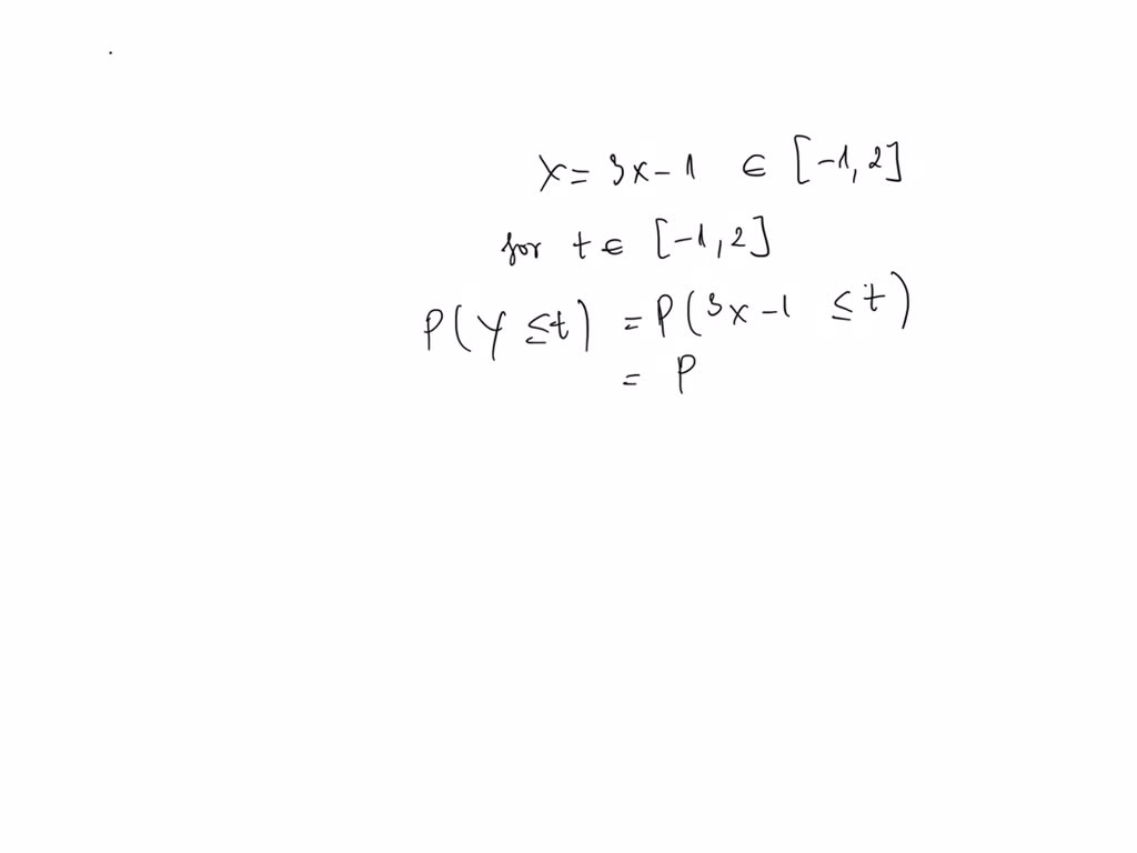 SOLVED: A continuous random variable X has a probability density ...