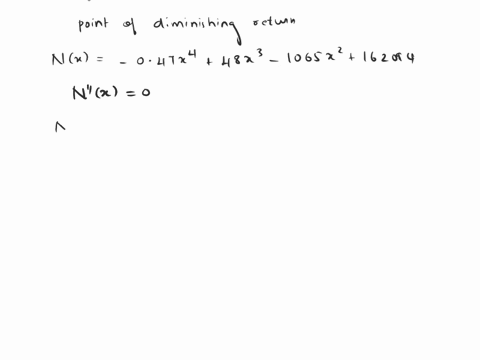 question-2-5pts-diminishing-returns-jesaki-inc-estimates-that-it-will-sell-n-units-of-product-after-spending-thousand-on-advertisingas-given-by-n04748x310652162094-what-is-the-point-of-dimin-81042