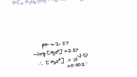 aspirin-acetylsalicylic-acid-hc9h7o4-is-a-weak-acid-it-ionizes-in-water-according-to-the-equation-hc9h7o4aq-h2ol-h3oaq-c9h7o4-aq-a-020-m-aqueous-solution-of-aspirin-has-a-ph-of-257-at-25c-de-44313