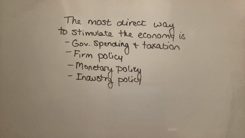 the-most-direct-way-to-stimulate-the-economy-is-via-government-spending-and-taxation-firm-policy-monetary-policy-industry-policy