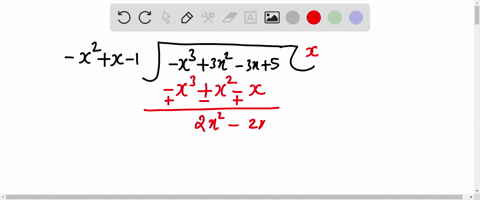 divide-3x2-x3-3x-5-by-x-1-x2-30914