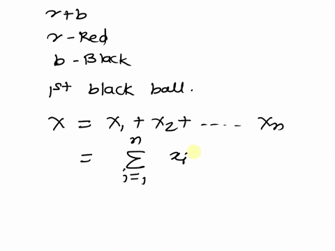 an-urn-contains-r-b-balls-of-which-are-red-and-b-are-black-they-are-withdrawn-from-the-urn_-one-at-a-time-and-without-replacement-let-x-be-the-number-of-red-balls-removed-before-the-first-bl-77893