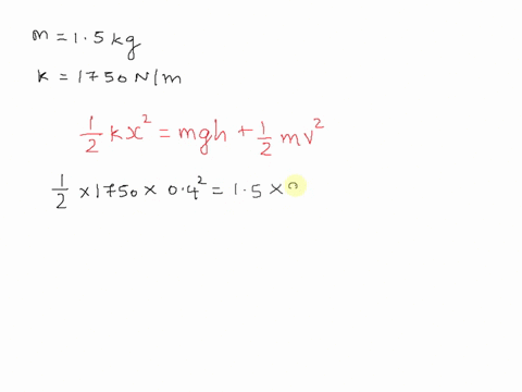 a-15-kg-mass-compresses-a-spring-with-spring-constant-1750-nm-by-a-distance-04-m-the-spring-is-released-and-launches-the-mass-up-a-frictionless-ramp-onto-a-table-of-height-04-m-the-table-has-08734