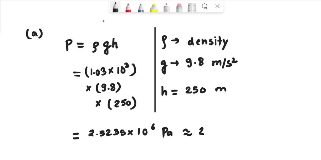 SOLVED You are designing a diving bell to withstand the pressure of