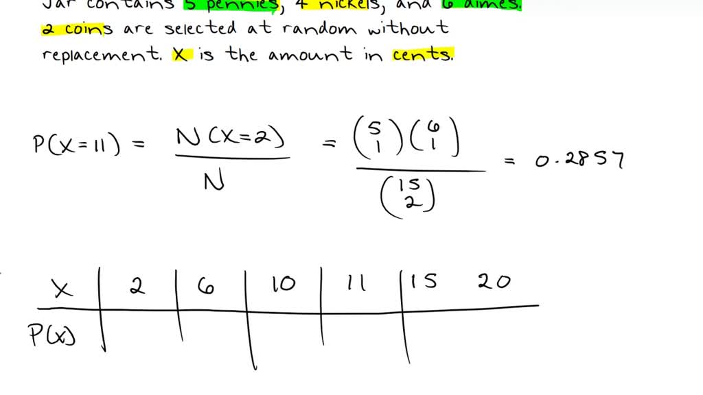 SOLVED A box contains a penny, two nickels, and a dime. If two coins