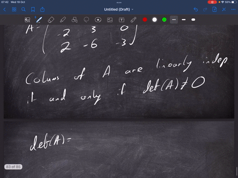use-determinants-to-decide-if-the-set-of-vectors-linearly-independent-ahl-the-determinant-of-the-matrix-whose-columns-are-the-given-vectors-is-simplify-your-answer-is-the-set-of-vectors-line-97463